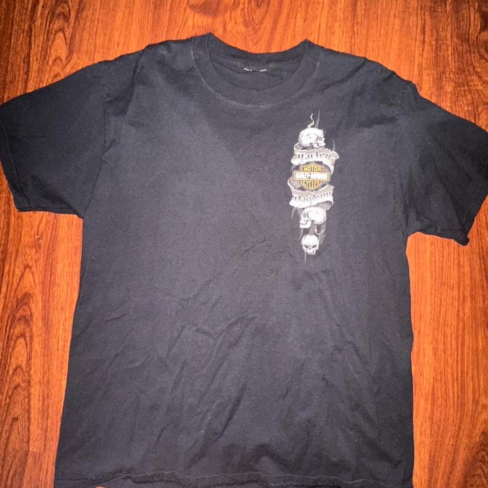Harley Davidson with front skull print